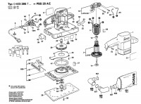 Bosch 0 603 285 742 PSS 28 AE Combi Orbital Sander P 240 V / GB Spare Parts PSS28AE